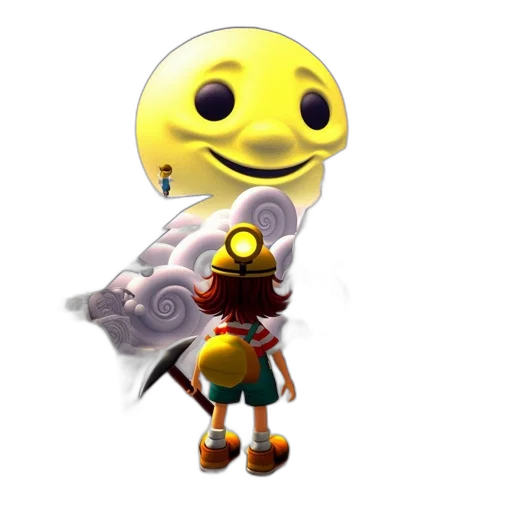 staff, mask, weapon, face transparent PNG cut-out
