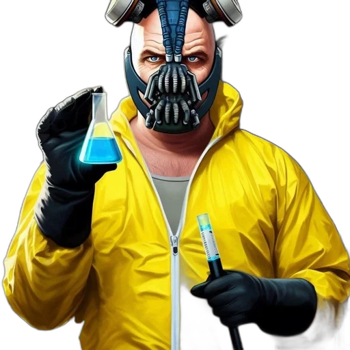 mask, jacket, face, concept art transparent PNG cut-out