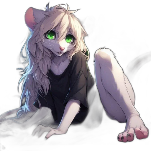 creature, animal, staff, dress transparent PNG cut-out