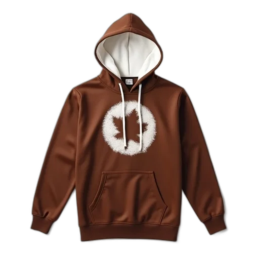 jacket, brown, hoodie, white transparent PNG cut-out