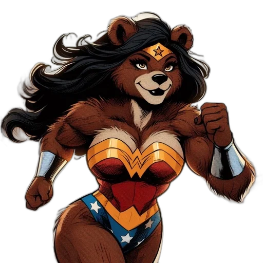 comic book art, concept art, cartoon, fantasy art transparent PNG cut-out