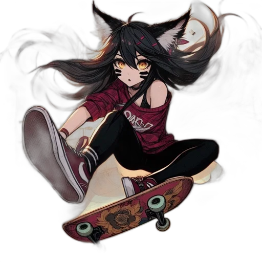 anime, fantasy art, concept art, cartoon transparent PNG cut-out