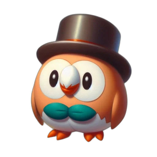 hat, staff, mask, animal transparent PNG cut-out