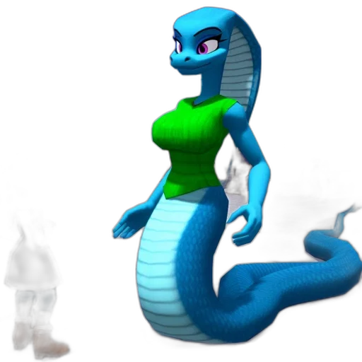 dragon, creature, animal, staff transparent PNG cut-out