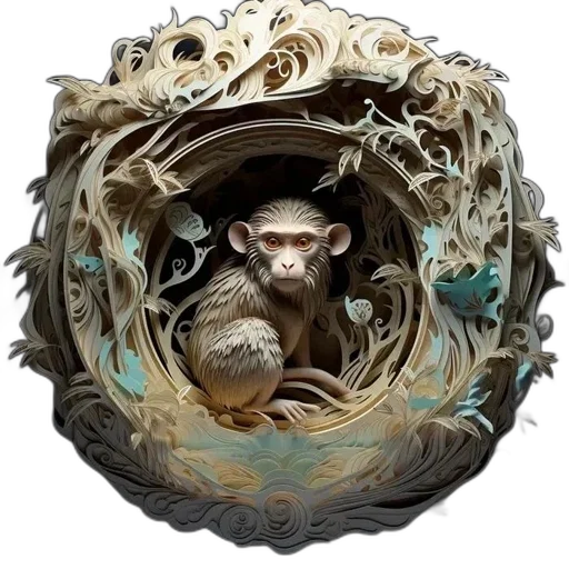 mask, dragon, creature, jewelry transparent PNG cut-out