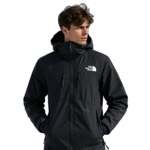 jacket, monochrome, north, face transparent PNG cut-out