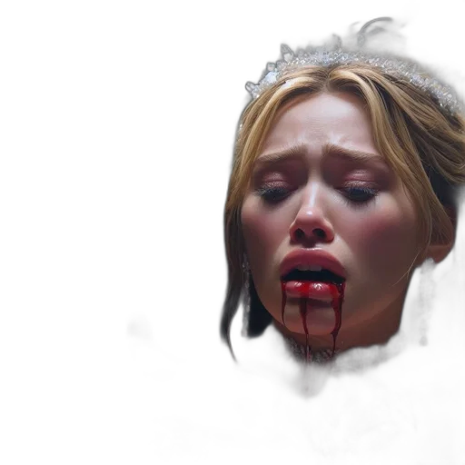 face, crown, photorealistic, concept art transparent PNG cut-out