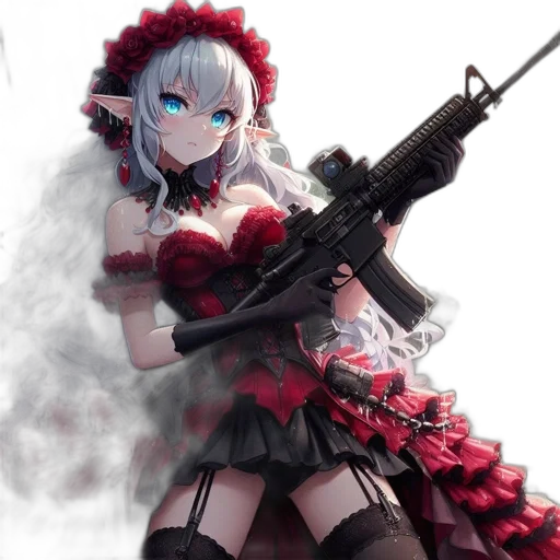 weapon, dress, staff, sword transparent PNG cut-out