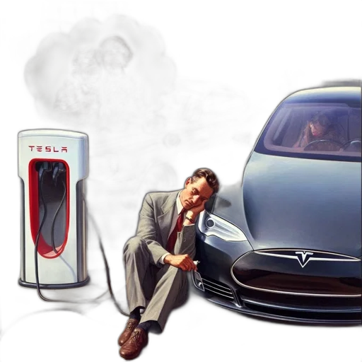 car, robot, concept art, man transparent PNG cut-out