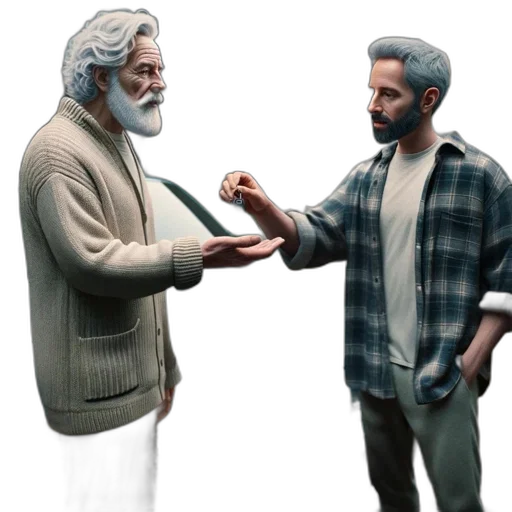jacket, 3d render, concept art, photorealistic transparent PNG cut-out