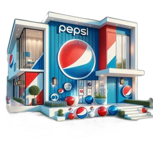 building, food, bottle, 3d render transparent PNG cut-out