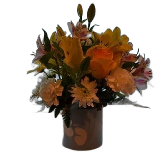 flower, crown, photorealistic, 3d render transparent PNG cut-out