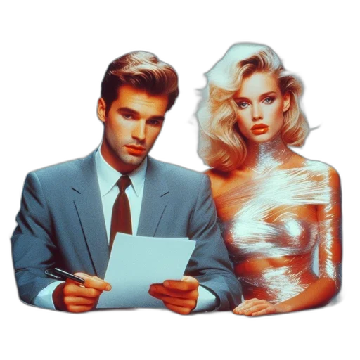 jacket, jewelry, vaporwave, photorealistic transparent PNG cut-out