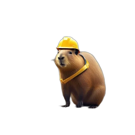 hat, animal, staff, creature transparent PNG cut-out