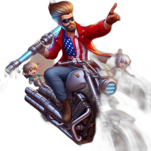 jacket, concept art, comic book art, pixel art transparent PNG cut-out