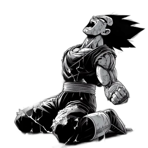 comic book art, concept art, cartoon, pixel art transparent PNG cut-out