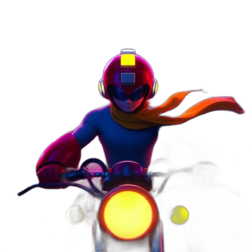 robot, concept art, 3d render, pixel art transparent PNG cut-out