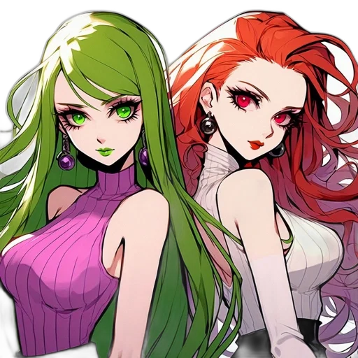 anime, concept art, fantasy art, pixel art transparent PNG cut-out