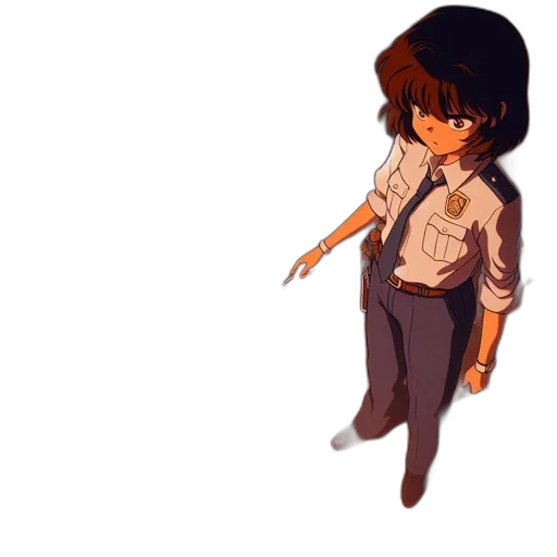 staff, jacket, creature, weapon transparent PNG cut-out