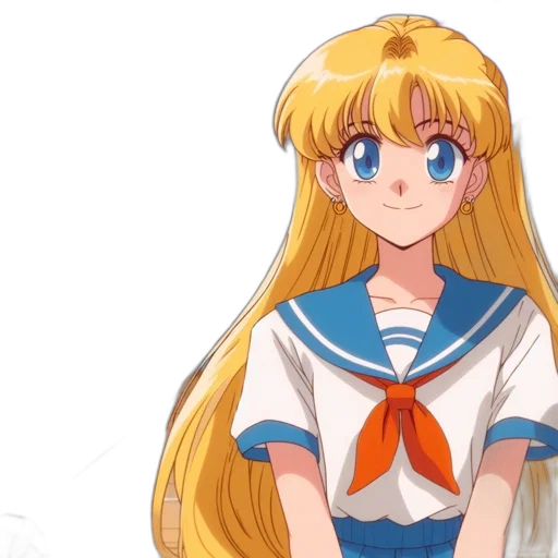 dress, anime, cartoon, pixel art transparent PNG cut-out