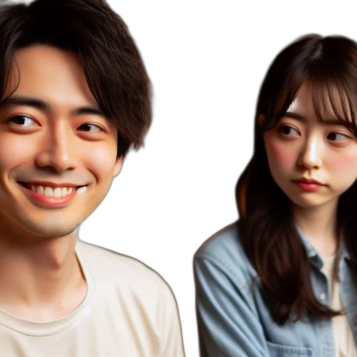 face, photorealistic, anime, concept art transparent PNG cut-out