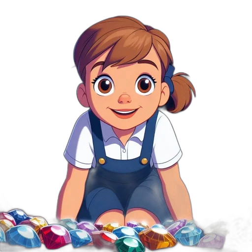 jewelry, 3d render, cartoon, concept art transparent PNG cut-out