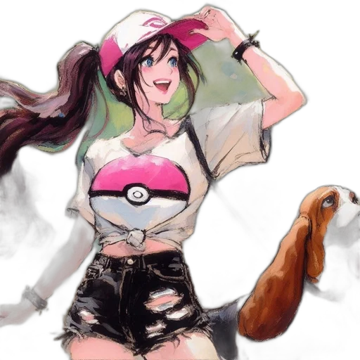 creature, animal, dress, hat transparent PNG cut-out