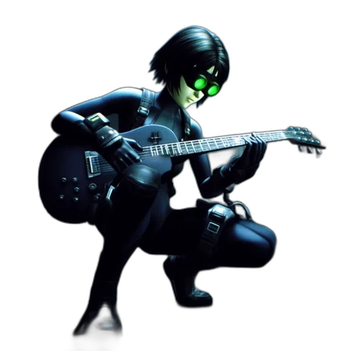 robot, mask, jacket, weapon transparent PNG cut-out