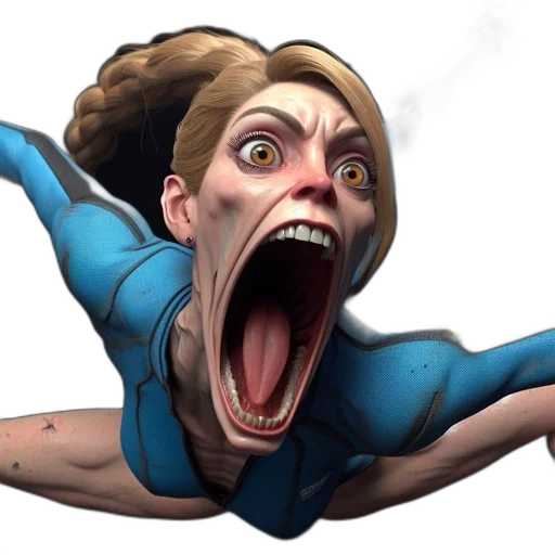 face, creature, mask, concept art transparent PNG cut-out