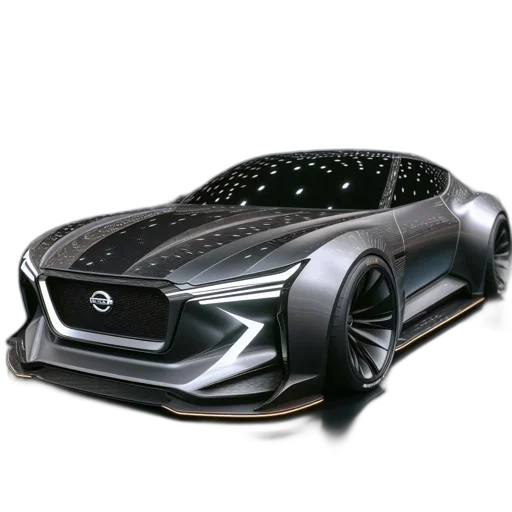 car, 3d render, concept art, photorealistic transparent PNG cut-out