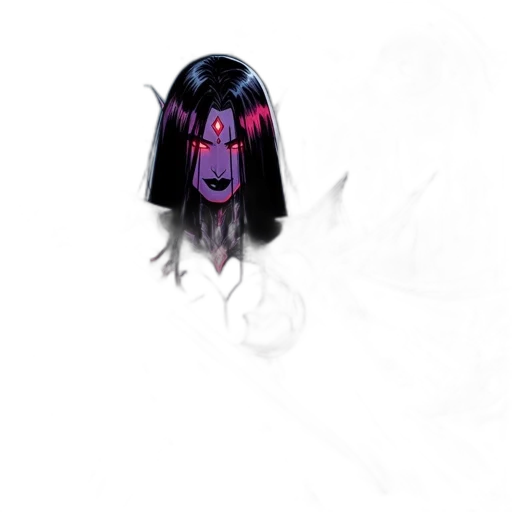 mask, face, hair, creature transparent PNG cut-out