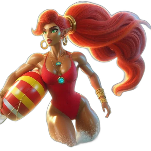 concept art, 3d render, comic book art, fantasy art transparent PNG cut-out