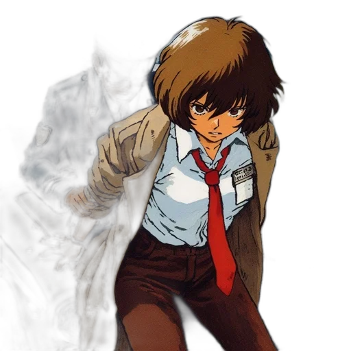 jacket, concept art, comic book art, anime transparent PNG cut-out