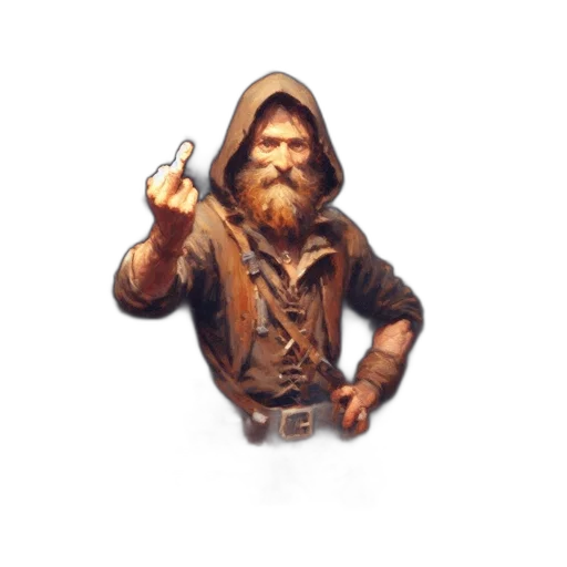 staff, jacket, weapon, pixel art transparent PNG cut-out