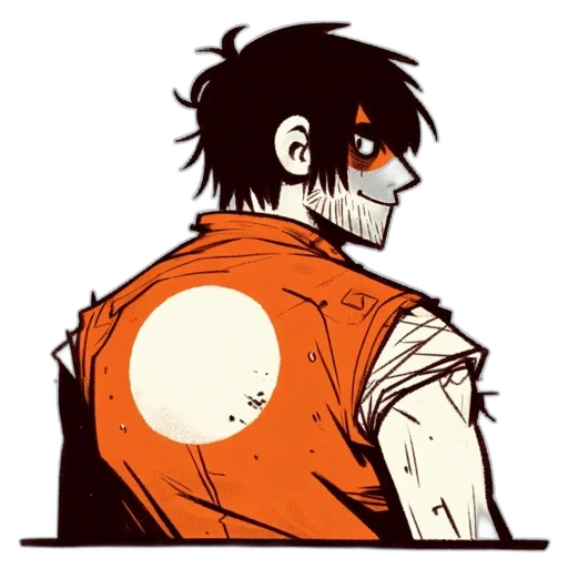 jacket, robot, concept art, comic book art transparent PNG cut-out