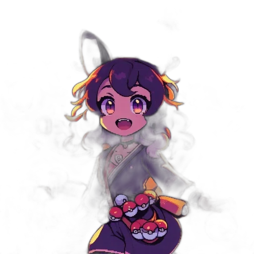 dress, staff, creature, weapon transparent PNG cut-out