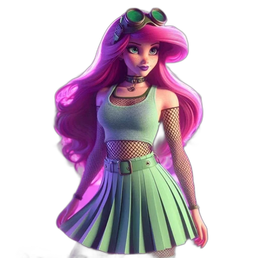 dress, jewelry, 3d render, concept art transparent PNG cut-out