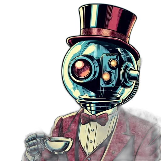 robot, staff, mask, concept art transparent PNG cut-out
