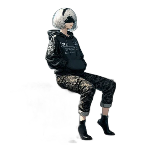 jacket, robot, creature, mask transparent PNG cut-out