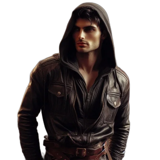 jacket, concept art, fantasy art, photorealistic transparent PNG cut-out