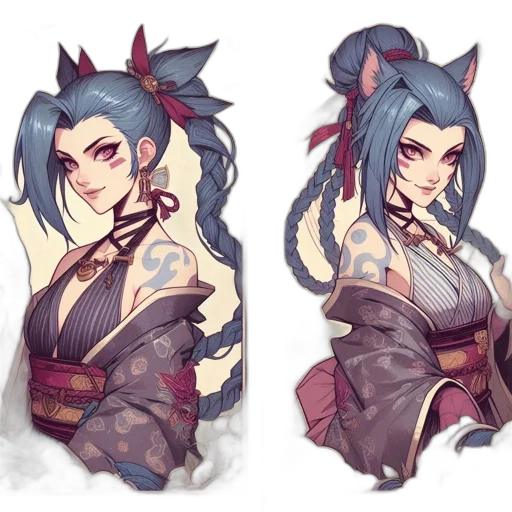 fantasy art, concept art, anime, pixel art transparent PNG cut-out