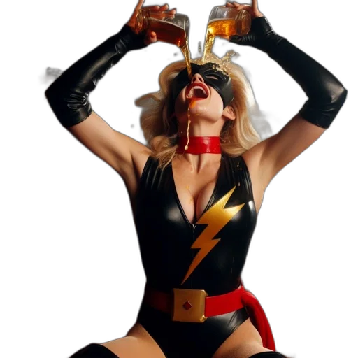 female, figure, resembling, marvel transparent PNG cut-out