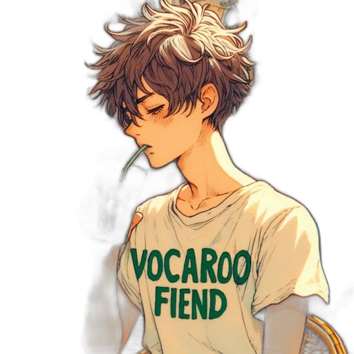 staff, hair, face, weapon transparent PNG cut-out