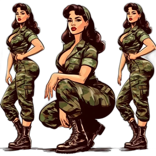 dress, comic book art, concept art, cartoon transparent PNG cut-out