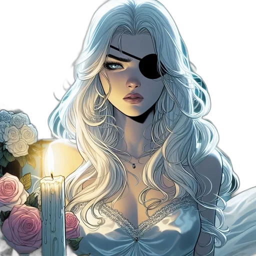 comic book art, concept art, fantasy art, woman transparent PNG cut-out