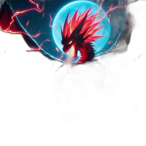 dragon, mask, creature, crown transparent PNG cut-out
