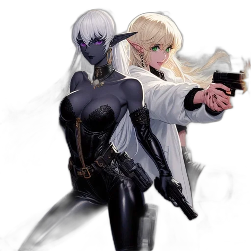 weapon, staff, jacket, mask transparent PNG cut-out