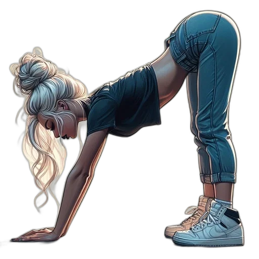 concept art, comic book art, anime, watercolor transparent PNG cut-out