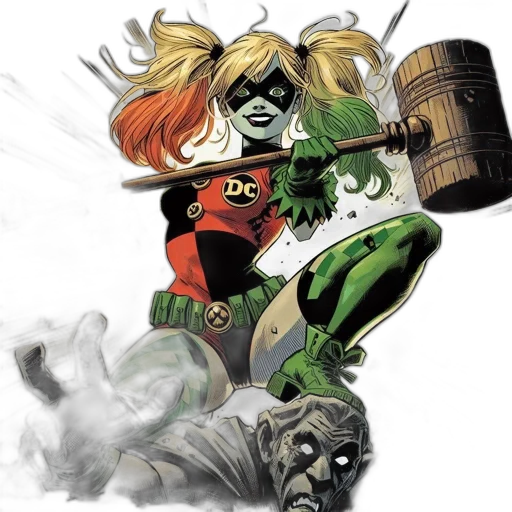 comic book art, concept art, blonde-haired, character transparent PNG cut-out