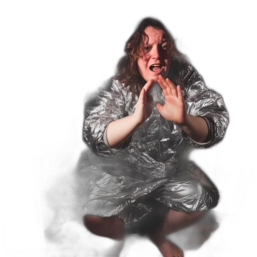 dress, creature, jacket, face transparent PNG cut-out
